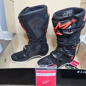 Alpinestars Tech 7 Enduro Mens Motocross Boots Black Red White Sz 12 2012114 NEW
